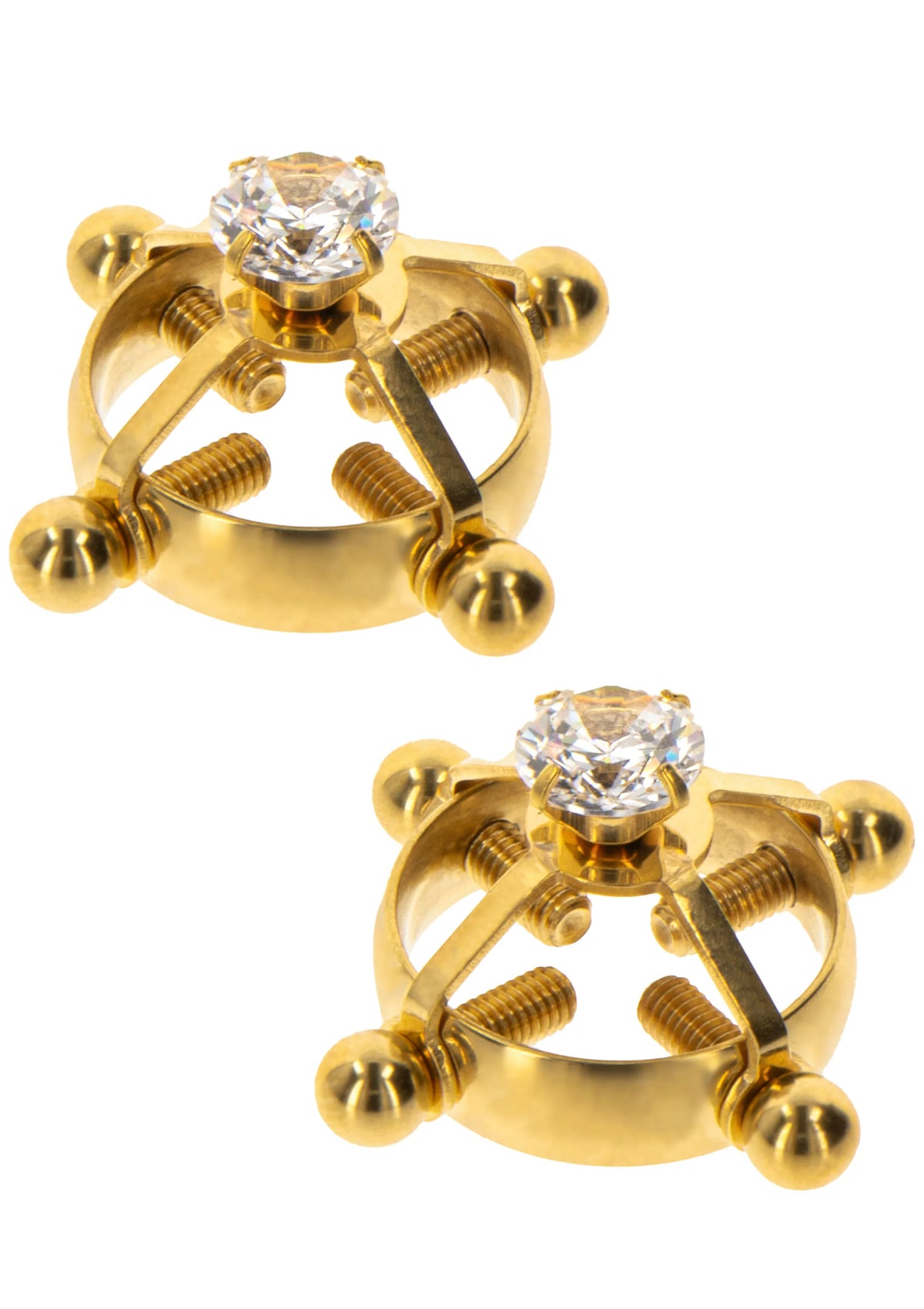 Bestel: Divine Cross Clamps by Nipple Play - bij Happytoys: de erotische sex webshop | liever Happy dan Easy ⭐⭐⭐⭐⭐