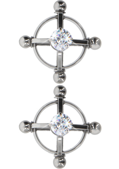 Bestel: Divine Cross Clamps by Nipple Play - bij Happytoys: de erotische sex webshop | liever Happy dan Easy ⭐⭐⭐⭐⭐
