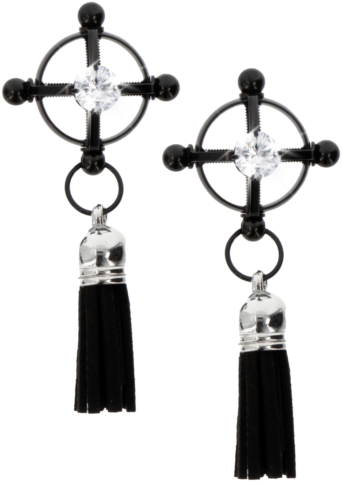 Bestel: Tassel Tease Clamps byTaboom Nipple Play - bij Happytoys: de erotische sex webshop | liever Happy dan Easy ⭐⭐⭐⭐⭐