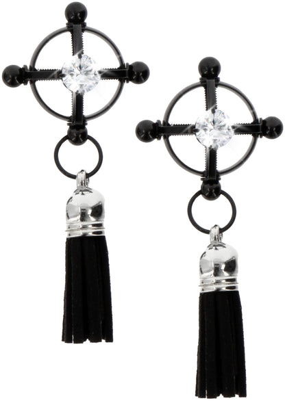 Bestel: Tassel Tease Clamps byTaboom Nipple Play - bij Happytoys: de erotische sex webshop | liever Happy dan Easy ⭐⭐⭐⭐⭐