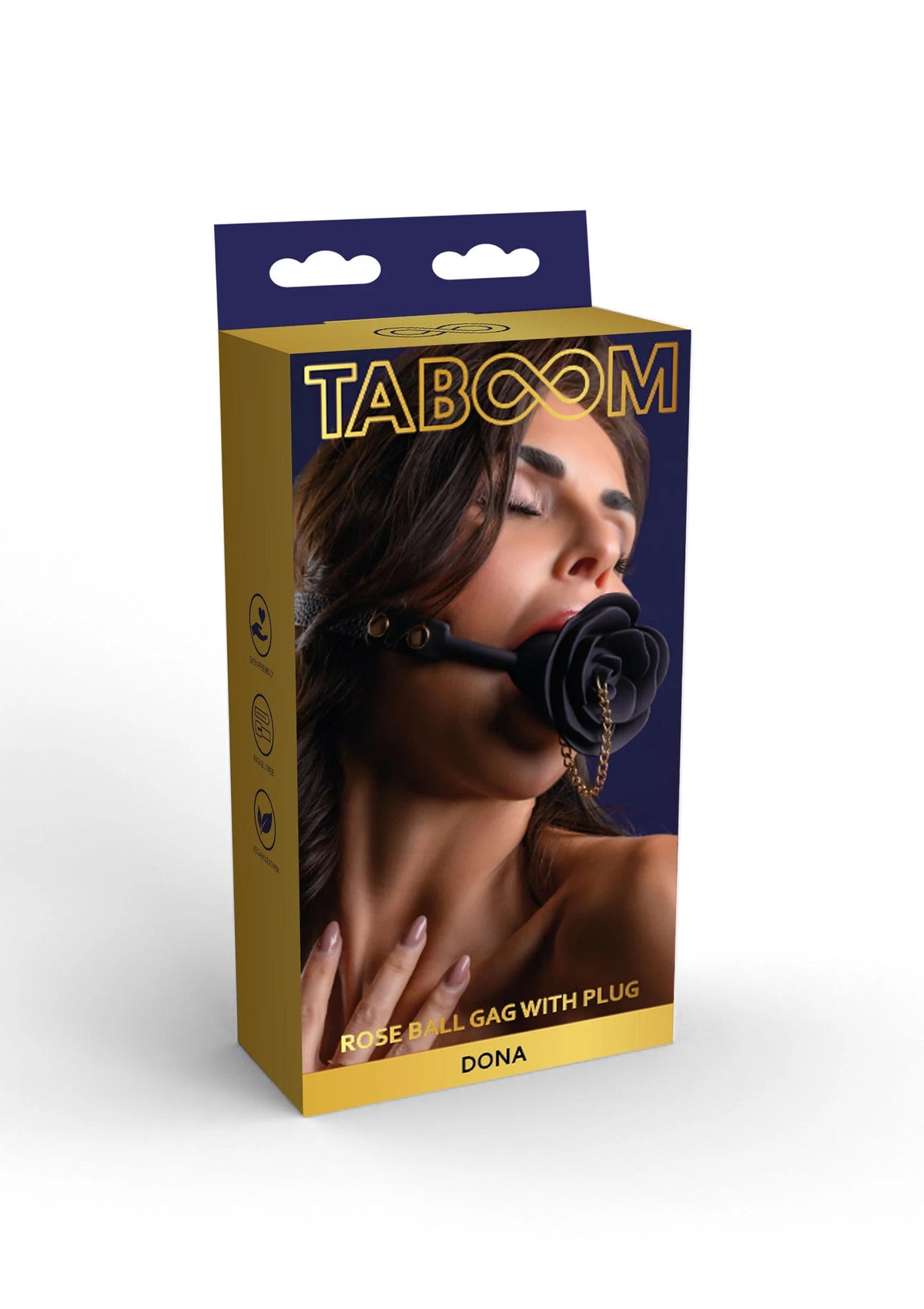 Bestel: Rose Ball Gag with Plug by Taboom - bij Happytoys: de erotische sex webshop | liever Happy dan Easy ⭐⭐⭐⭐⭐