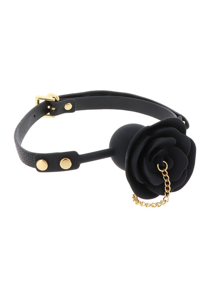 Bestel: Rose Ball Gag with Plug by Taboom - bij Happytoys: de erotische sex webshop | liever Happy dan Easy ⭐⭐⭐⭐⭐