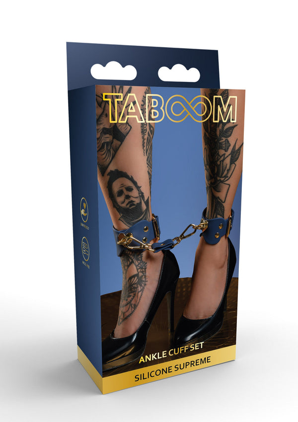 Bestel: Ankle Cuff Set by Taboom Silicone Supreme - bij Happytoys: de erotische sex webshop | liever Happy dan Easy ⭐⭐⭐⭐⭐