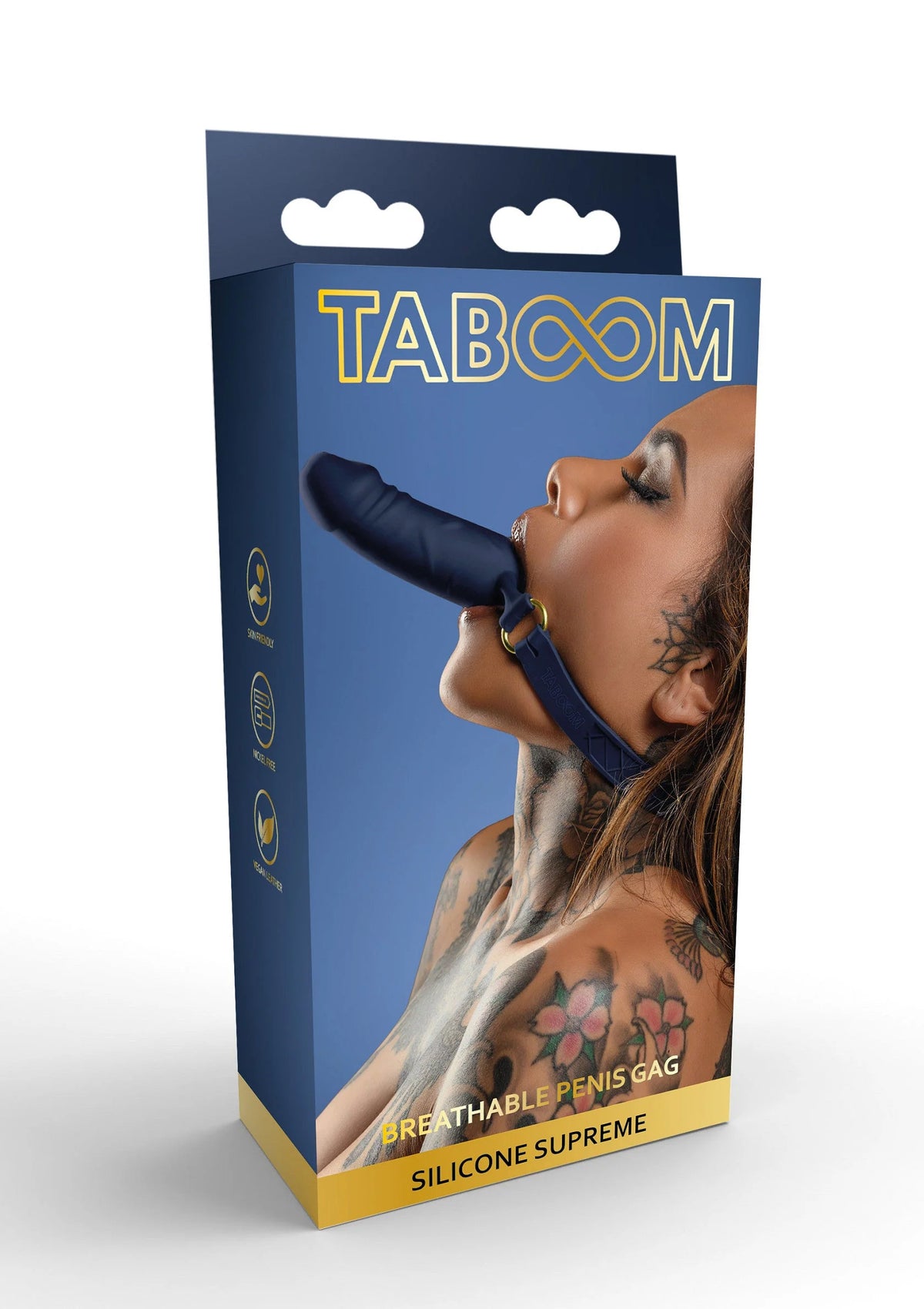 Bestel: Silicone Breathable Penis Gag by Taboom - bij Happytoys: de erotische sex webshop | liever Happy dan Easy ⭐⭐⭐⭐⭐