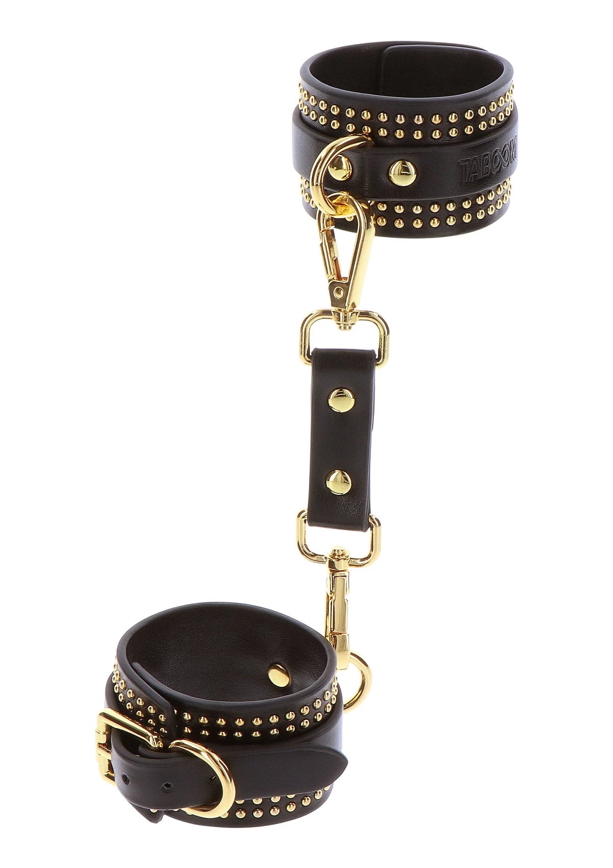 Bestel: Vogue Studded Wrist Cuffs Set by Taboom - bij Happytoys: de erotische sex webshop | liever Happy dan Easy ⭐⭐⭐⭐⭐