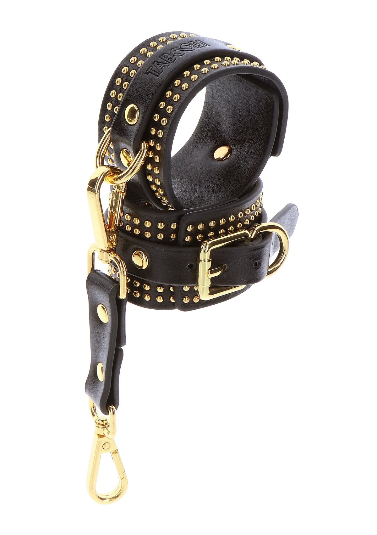 Bestel: Vogue Studded Wrist Cuffs Set by Taboom - bij Happytoys: de erotische sex webshop | liever Happy dan Easy ⭐⭐⭐⭐⭐