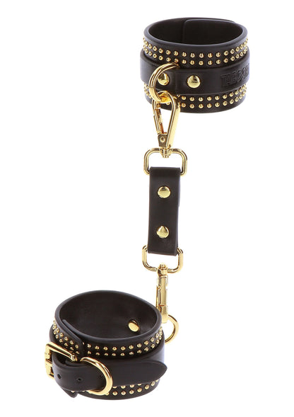 Bestel: Studded Ankle Cuffs Set by Taboom - bij Happytoys: de erotische sex webshop | liever Happy dan Easy ⭐⭐⭐⭐⭐