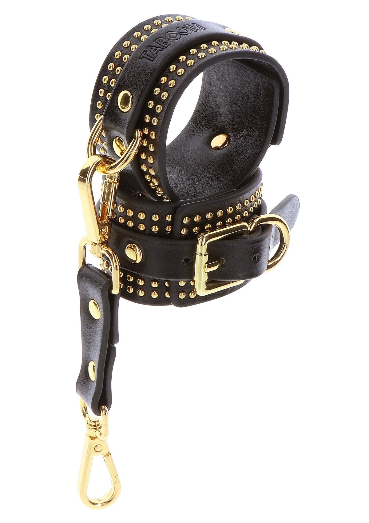Bestel: Studded Ankle Cuffs Set by Taboom - bij Happytoys: de erotische sex webshop | liever Happy dan Easy ⭐⭐⭐⭐⭐