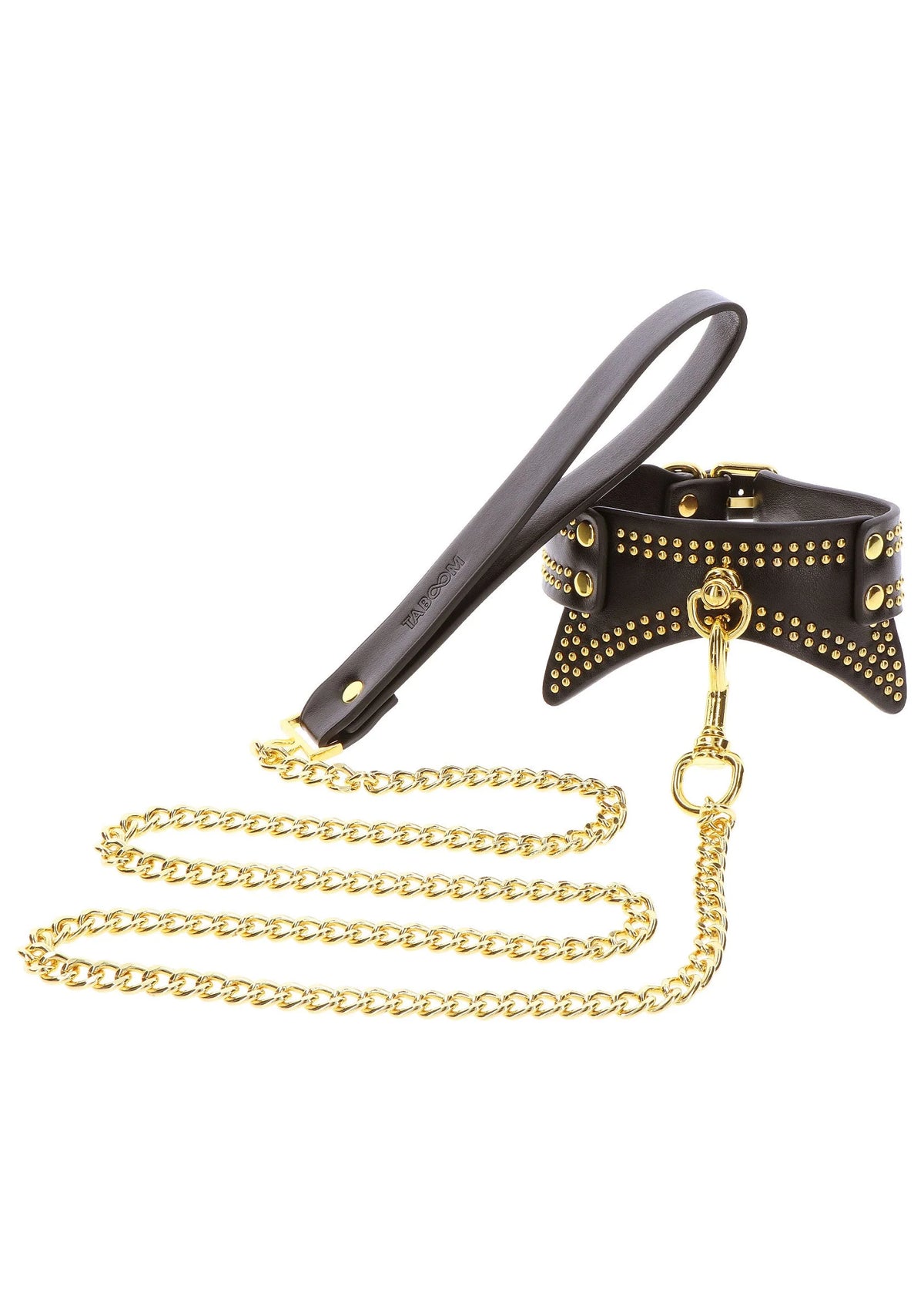 Bestel: Studded Collar and Leash by Taboom - bij Happytoys: de erotische sex webshop | liever Happy dan Easy ⭐⭐⭐⭐⭐