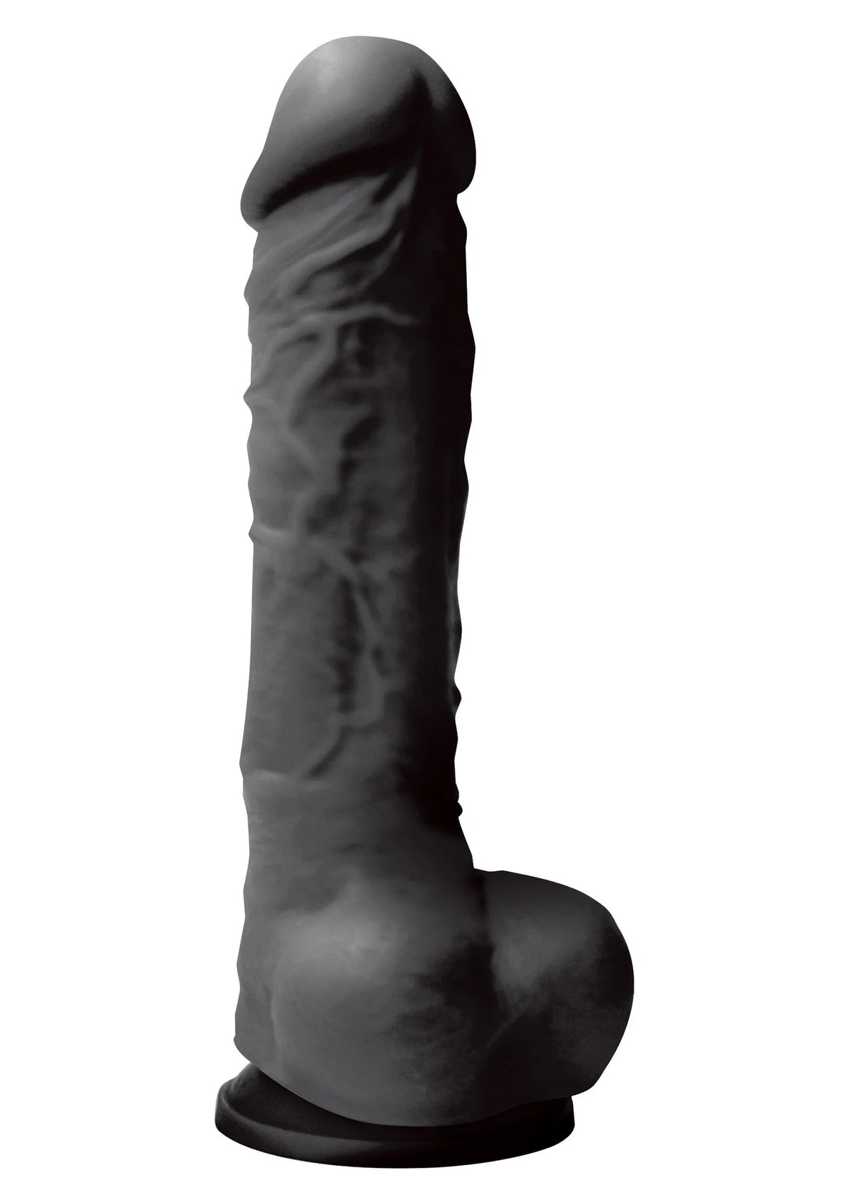Bestel: Pleasures Dildo 8 inch by NS Novelties Colours - bij Happytoys: de erotische sex webshop | liever Happy dan Easy ⭐⭐⭐⭐⭐ - Default Title - 18142 - BLACK