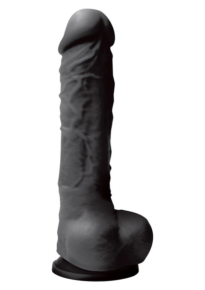 Bestel: Pleasures Dildo 8 inch by NS Novelties Colours - bij Happytoys: de erotische sex webshop | liever Happy dan Easy ⭐⭐⭐⭐⭐ - Default Title - 18142 - BLACK