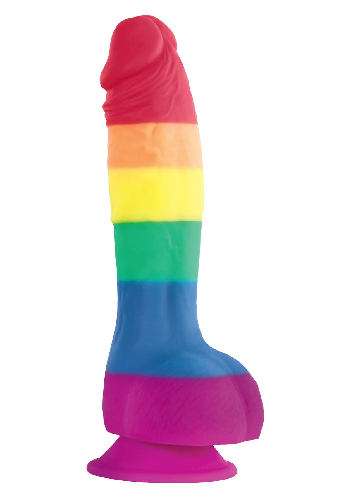 Bestel: Colours Pride Edition 6' Dong by NS Novelties - bij Happytoys: de erotische sex webshop | liever Happy dan Easy ⭐⭐⭐⭐⭐ - Default Title - 18151 - RAINBOW