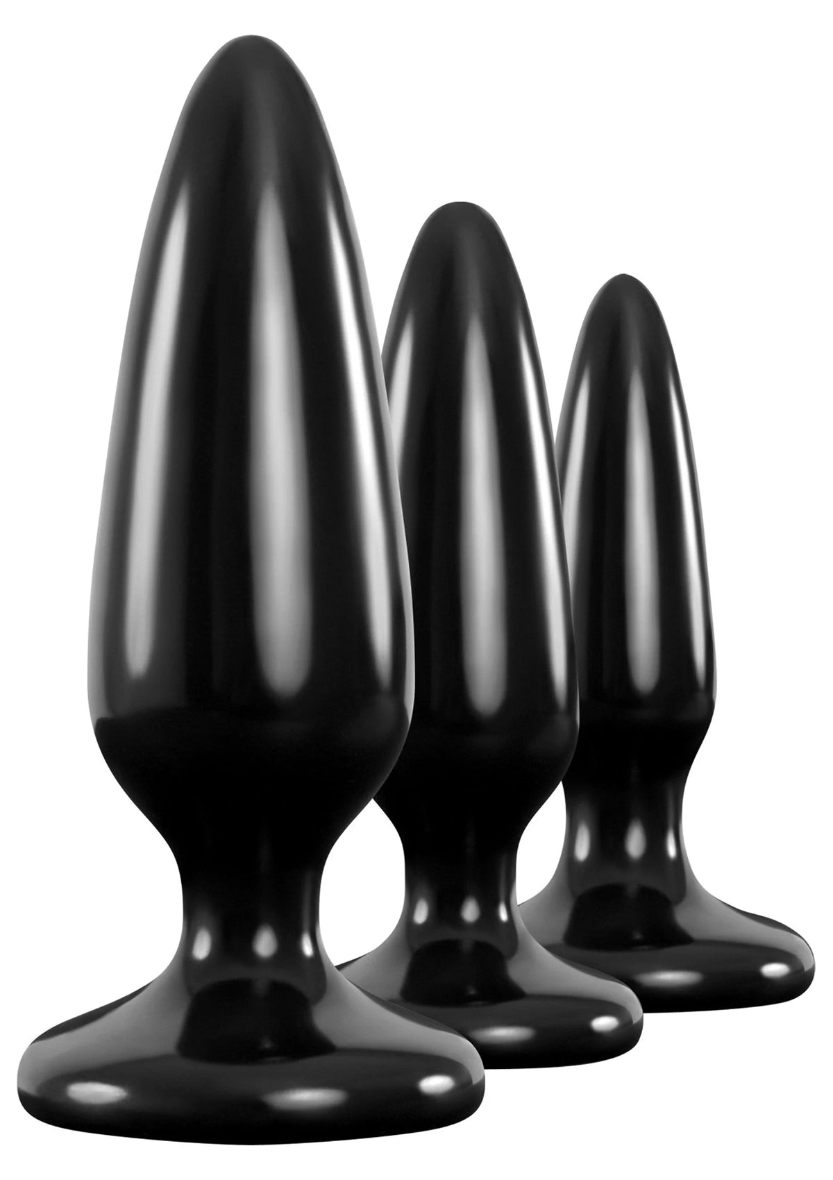 Bestel: Renegade Pleasure Plug 3pc Trainer Kit by NS Novelties - bij Happytoys: de erotische sex webshop | liever Happy dan Easy ⭐⭐⭐⭐⭐ - Default Title - 18347 - BLACK