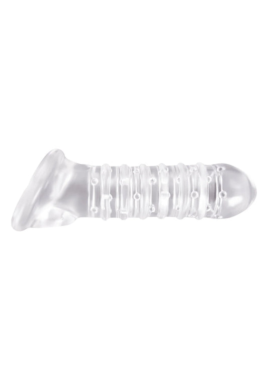 Bestel: NS Novelties Renegade Ribbed Sleeve - bij Happytoys: de erotische sex webshop | liever Happy dan Easy ⭐⭐⭐⭐⭐ - Default Title - 18367 - CLEAR