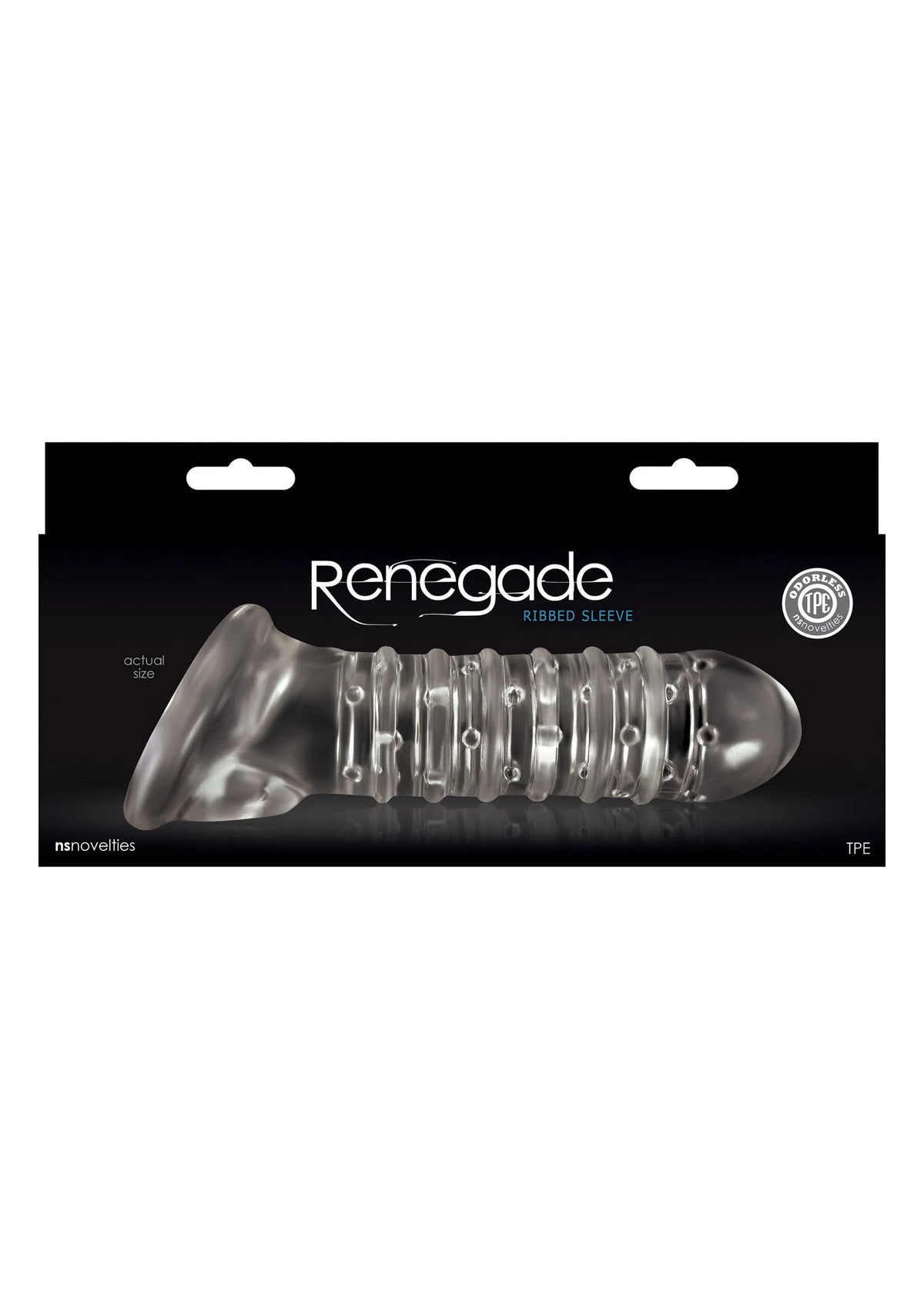 Bestel: NS Novelties Renegade Ribbed Sleeve - bij Happytoys: de erotische sex webshop | liever Happy dan Easy ⭐⭐⭐⭐⭐