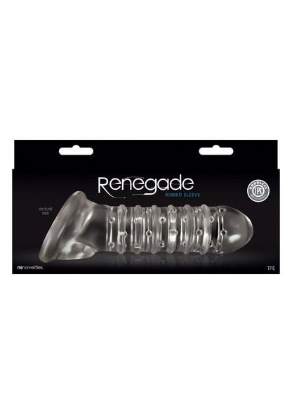 Bestel: NS Novelties Renegade Ribbed Sleeve - bij Happytoys: de erotische sex webshop | liever Happy dan Easy ⭐⭐⭐⭐⭐