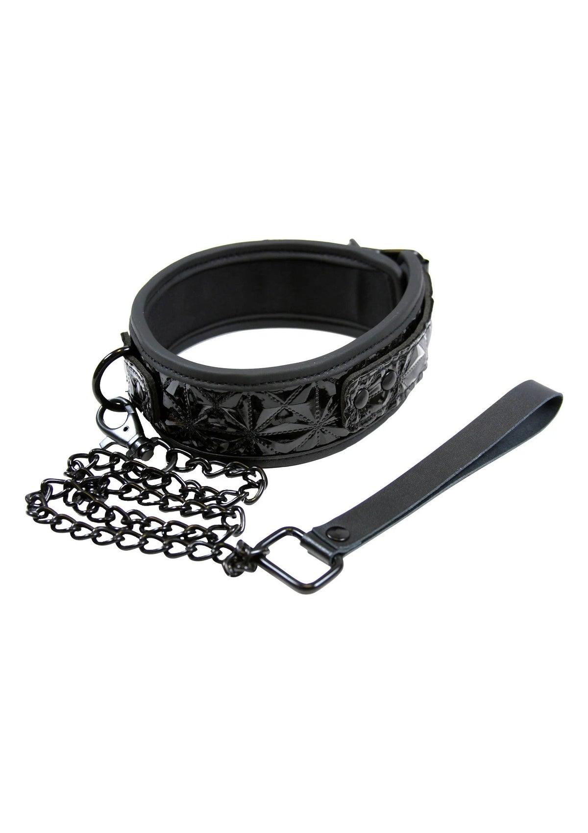 Bestel: Collar by NS Novelties - bij Happytoys: de erotische sex webshop | liever Happy dan Easy ⭐⭐⭐⭐⭐ - Zwart - 18463 - BLACK