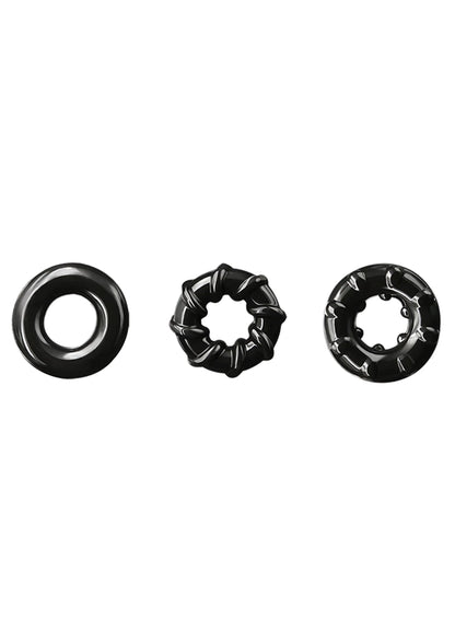 Bestel: Renegade Dyno Rings by NS Novelties - bij Happytoys: de erotische sex webshop | liever Happy dan Easy ⭐⭐⭐⭐⭐ - Zwart - 18618 - BLACK