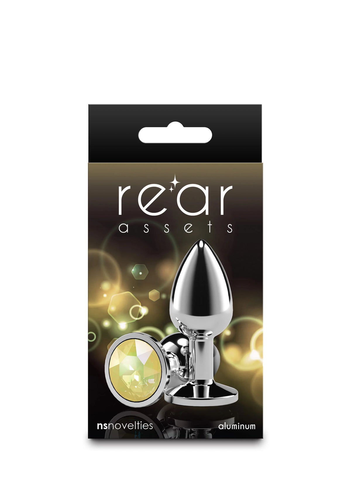 Bestel: Rear Assets Silver butplug Small by NS Novelties - buttplugs bij Happytoys: de erotische sex webshop | liever Happy dan Easy ⭐⭐⭐⭐⭐