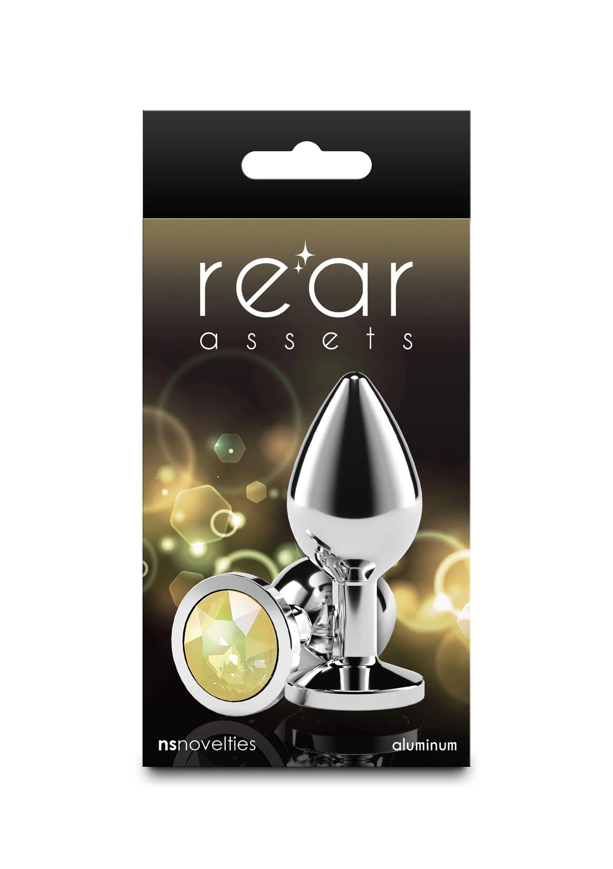 Bestel: Rear Assets Silver butplug Medium by NS Novelties - bij Happytoys: de erotische sex webshop | liever Happy dan Easy ⭐⭐⭐⭐⭐