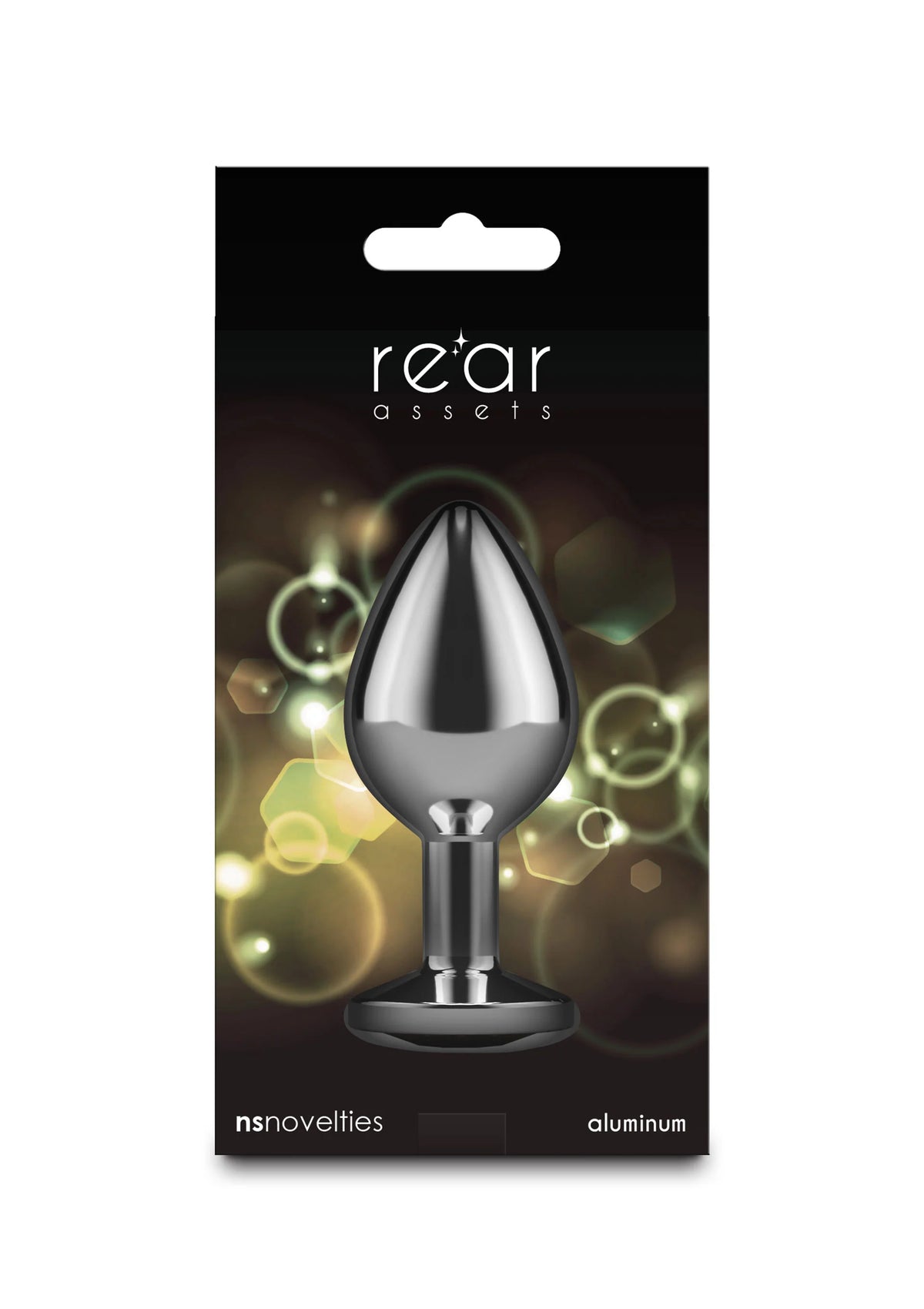 Bestel: Rear Assets Silver butplug Medium by NS Novelties - bij Happytoys: de erotische sex webshop | liever Happy dan Easy ⭐⭐⭐⭐⭐