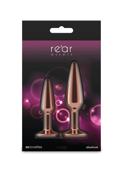 Bestel: Tapered Training Kit 3 Pcs Butt plugs by NS Novelties Rear Assets - bij Happytoys: de erotische sex webshop | liever Happy dan Easy ⭐⭐⭐⭐⭐