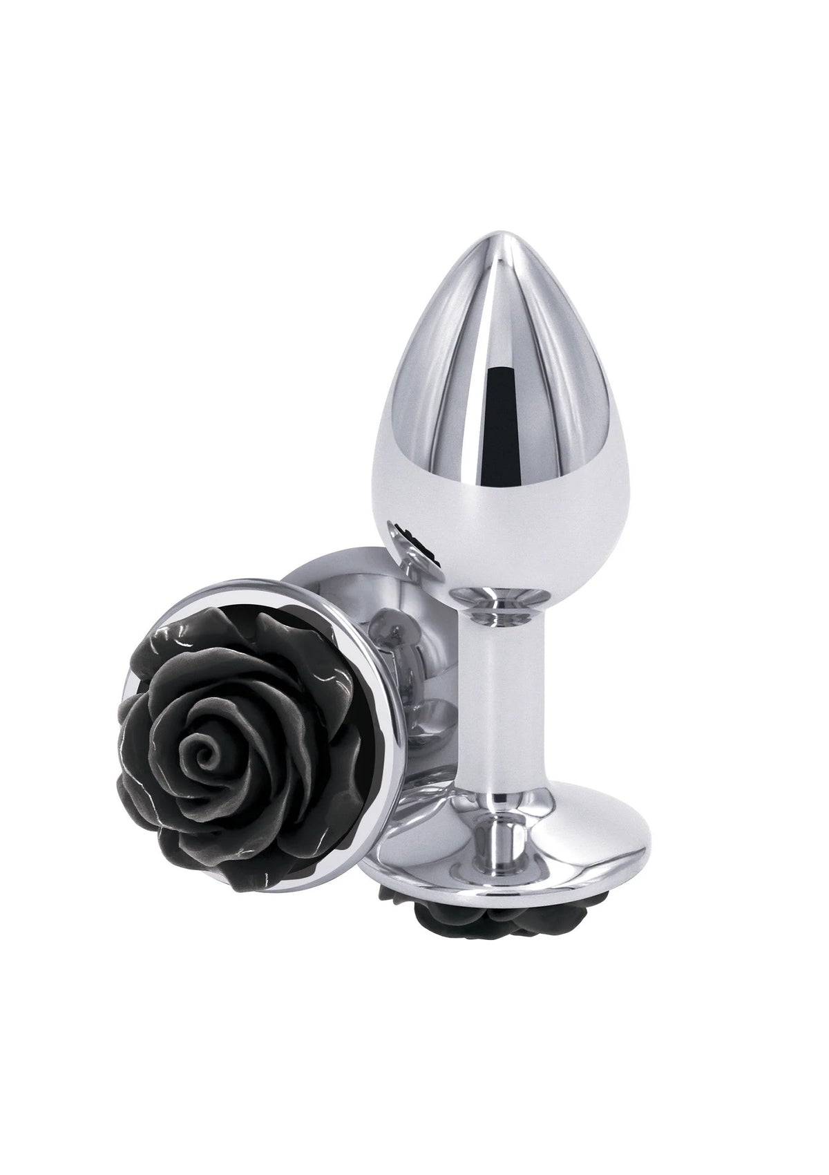 Bestel: Rose Buttplug Small by NS Novelties - bij Happytoys: de erotische sex webshop | liever Happy dan Easy ⭐⭐⭐⭐⭐ - Zwart - 18820 - BLACK