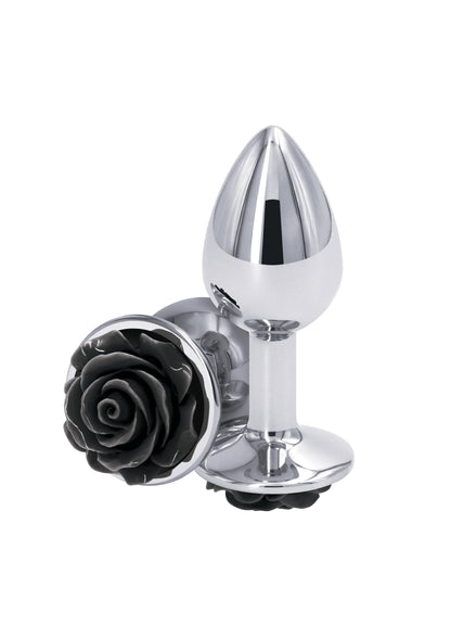 Bestel: Rose Buttplug Small by NS Novelties - bij Happytoys: de erotische sex webshop | liever Happy dan Easy ⭐⭐⭐⭐⭐ - Zwart - 18820 - BLACK