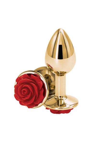 Bestel: Rose Buttplug Small by NS Novelties - bij Happytoys: de erotische sex webshop | liever Happy dan Easy ⭐⭐⭐⭐⭐ - Rood - 18820 - RED