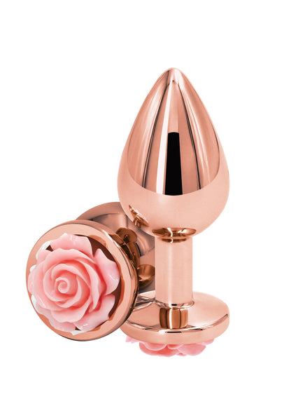 Bestel: Rose Buttplug Medium by NS Novelties - bij Happytoys: de erotische sex webshop | liever Happy dan Easy ⭐⭐⭐⭐⭐ - Roze - 18821 - PINK