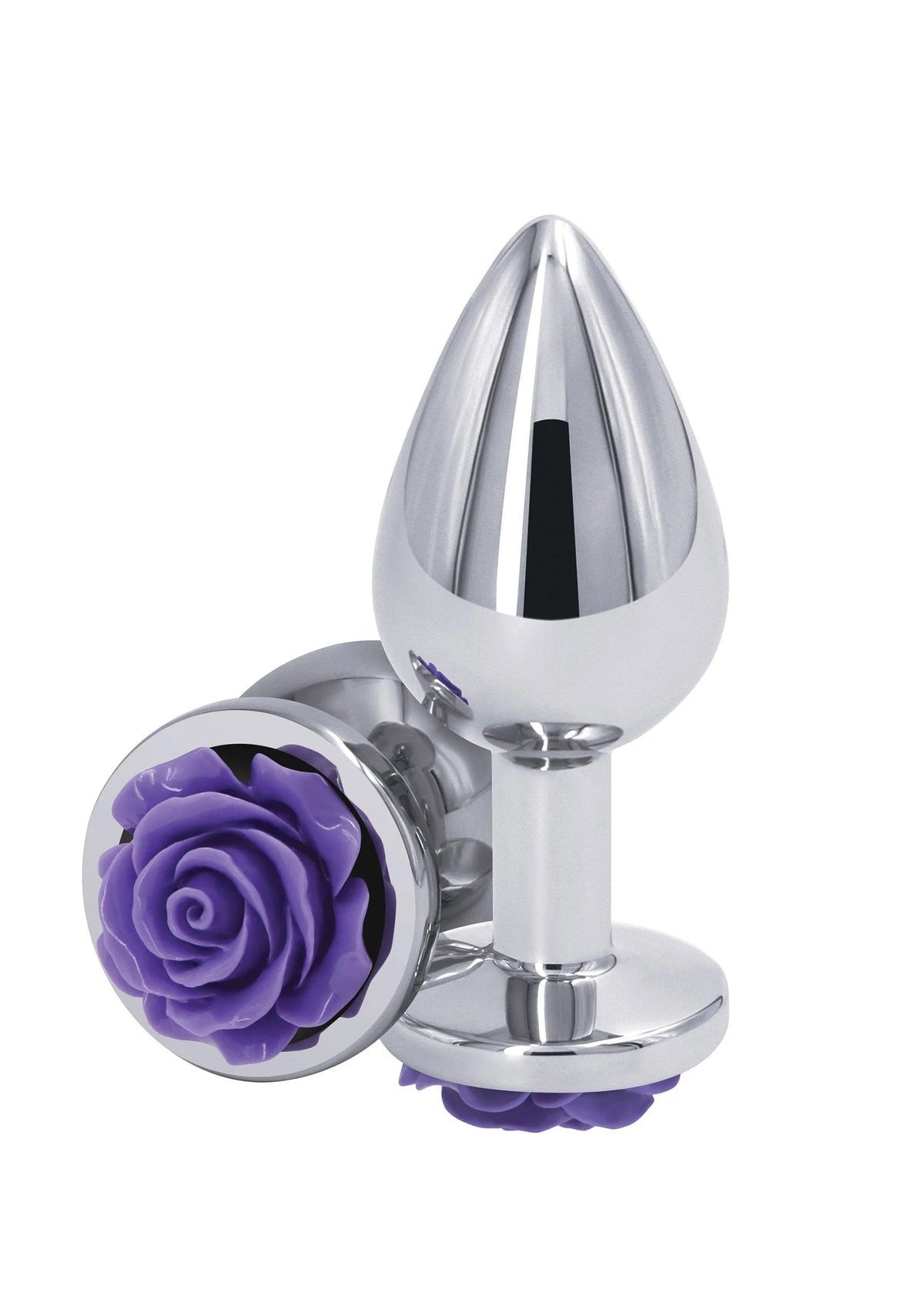 Bestel: Rose Buttplug Medium by NS Novelties - bij Happytoys: de erotische sex webshop | liever Happy dan Easy ⭐⭐⭐⭐⭐ - Paars - 18821 - PURPLE