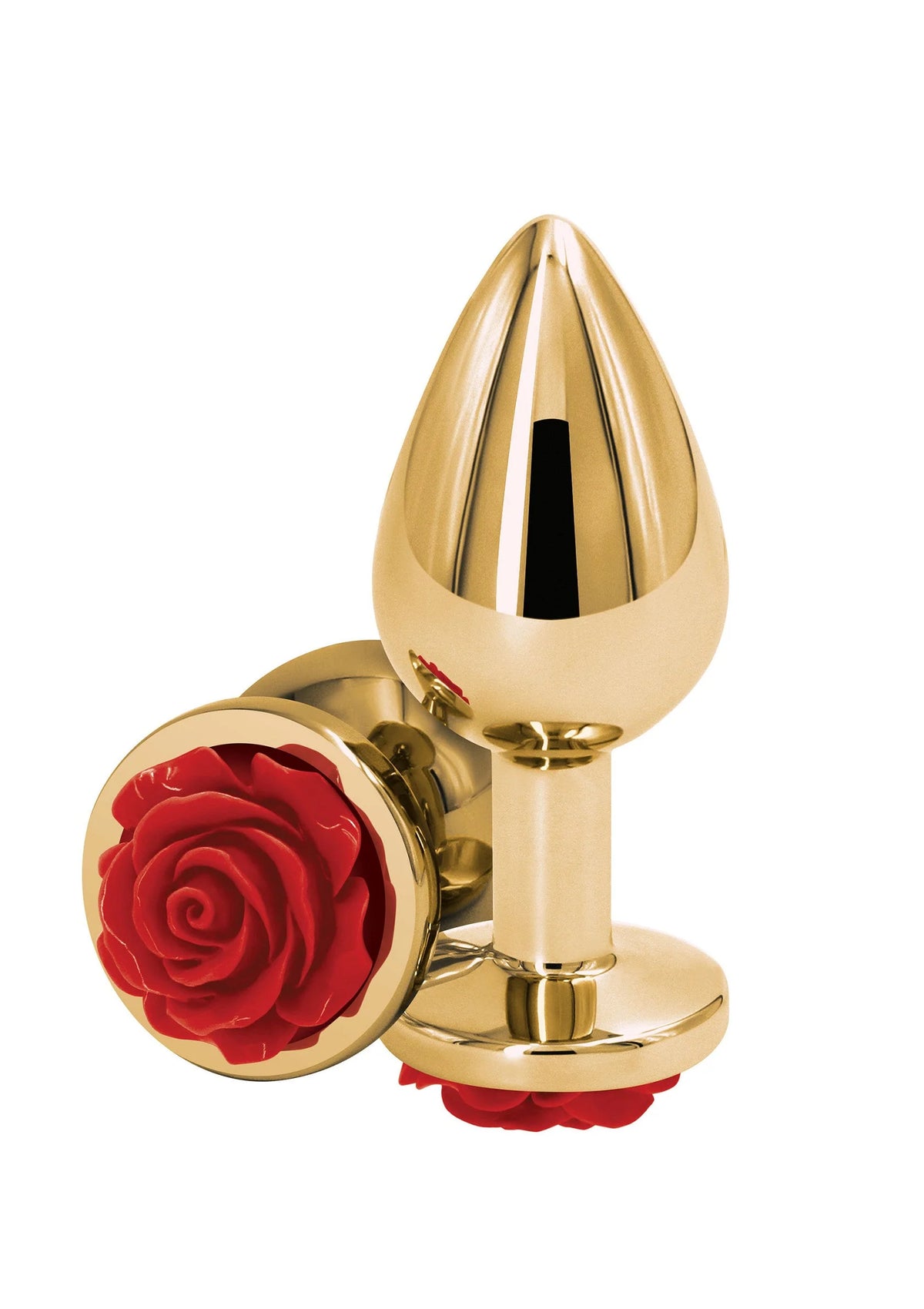 Bestel: Rose Buttplug Medium by NS Novelties - bij Happytoys: de erotische sex webshop | liever Happy dan Easy ⭐⭐⭐⭐⭐ - Rood - 18821 - RED