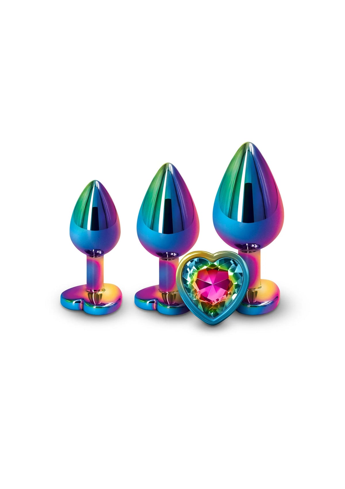Bestel: Rear Assets Trainer Kit Heart by NS Novelties - bij Happytoys: de erotische sex webshop | liever Happy dan Easy ⭐⭐⭐⭐⭐ - Veelkleurig - 18823 - MULTICOLOR