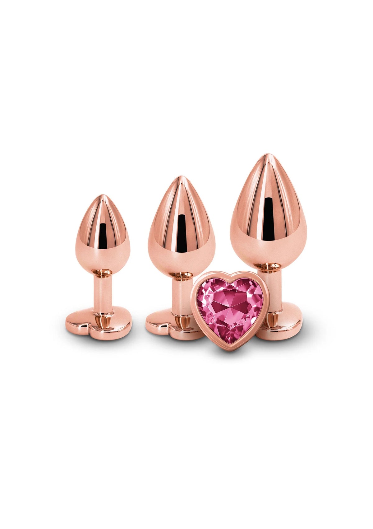 Bestel: Rear Assets Trainer Kit Heart by NS Novelties - bij Happytoys: de erotische sex webshop | liever Happy dan Easy ⭐⭐⭐⭐⭐ - Roze - 18823 - PINK