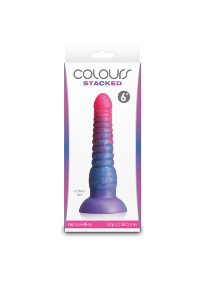 Bestel: Stacked 6 inch Dildo Red by NS Novelties - bij Happytoys: de erotische sex webshop | liever Happy dan Easy ⭐⭐⭐⭐⭐