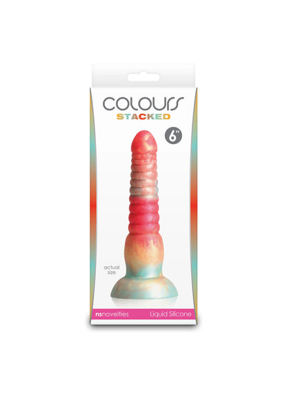 Bestel: Stacked 6 inch Dildo Blue by NS Novelties - bij Happytoys: de erotische sex webshop | liever Happy dan Easy ⭐⭐⭐⭐⭐