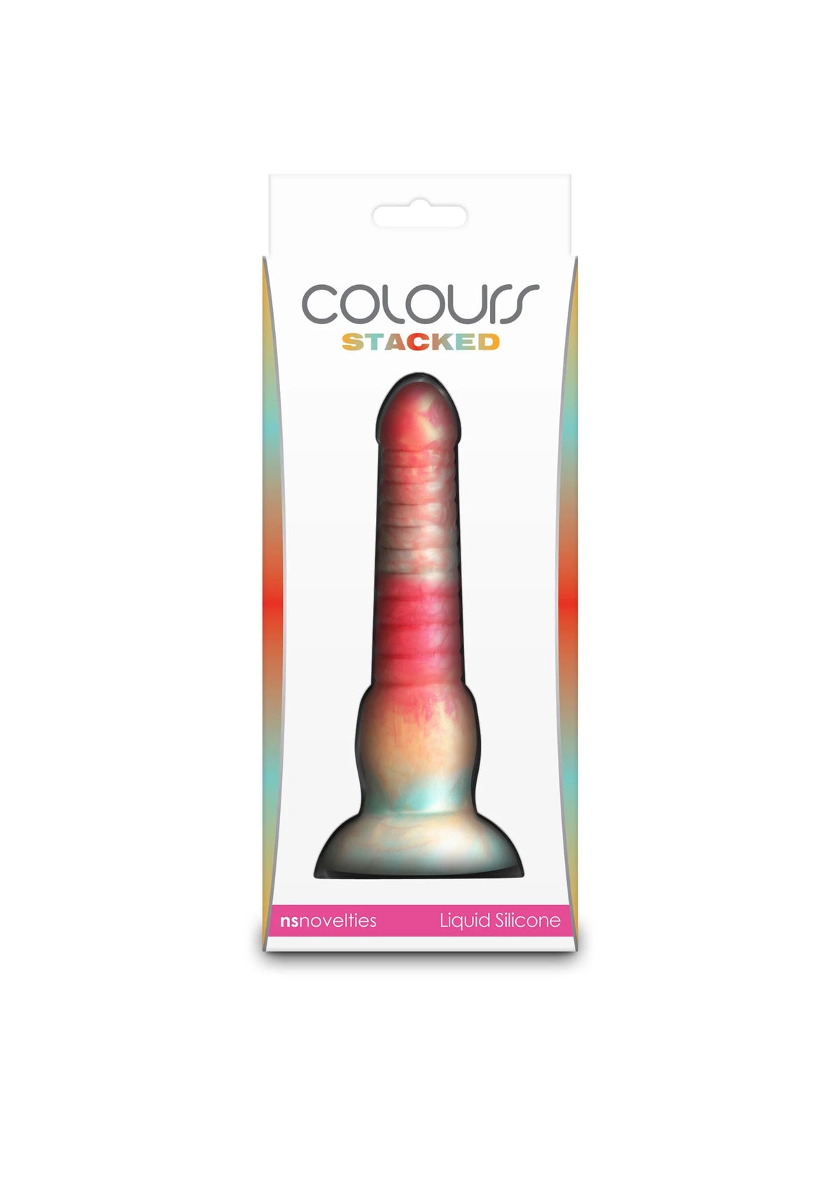 Bestel: Stacked 6 inch Dildo Red by NS Novelties - bij Happytoys: de erotische sex webshop | liever Happy dan Easy ⭐⭐⭐⭐⭐