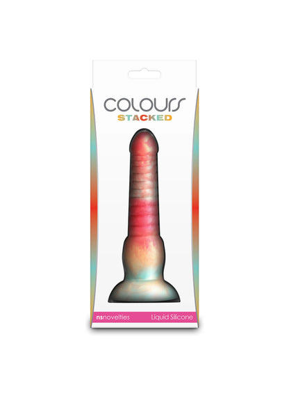 Bestel: Stacked 6 inch Dildo Red by NS Novelties - bij Happytoys: de erotische sex webshop | liever Happy dan Easy ⭐⭐⭐⭐⭐