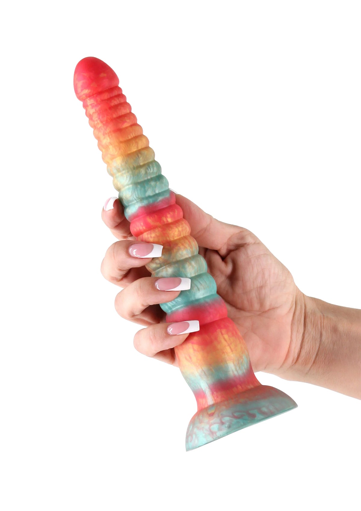 Bestel: Stacked 9 inch Dildo Blue by NS Novelties - bij Happytoys: de erotische sex webshop | liever Happy dan Easy ⭐⭐⭐⭐⭐