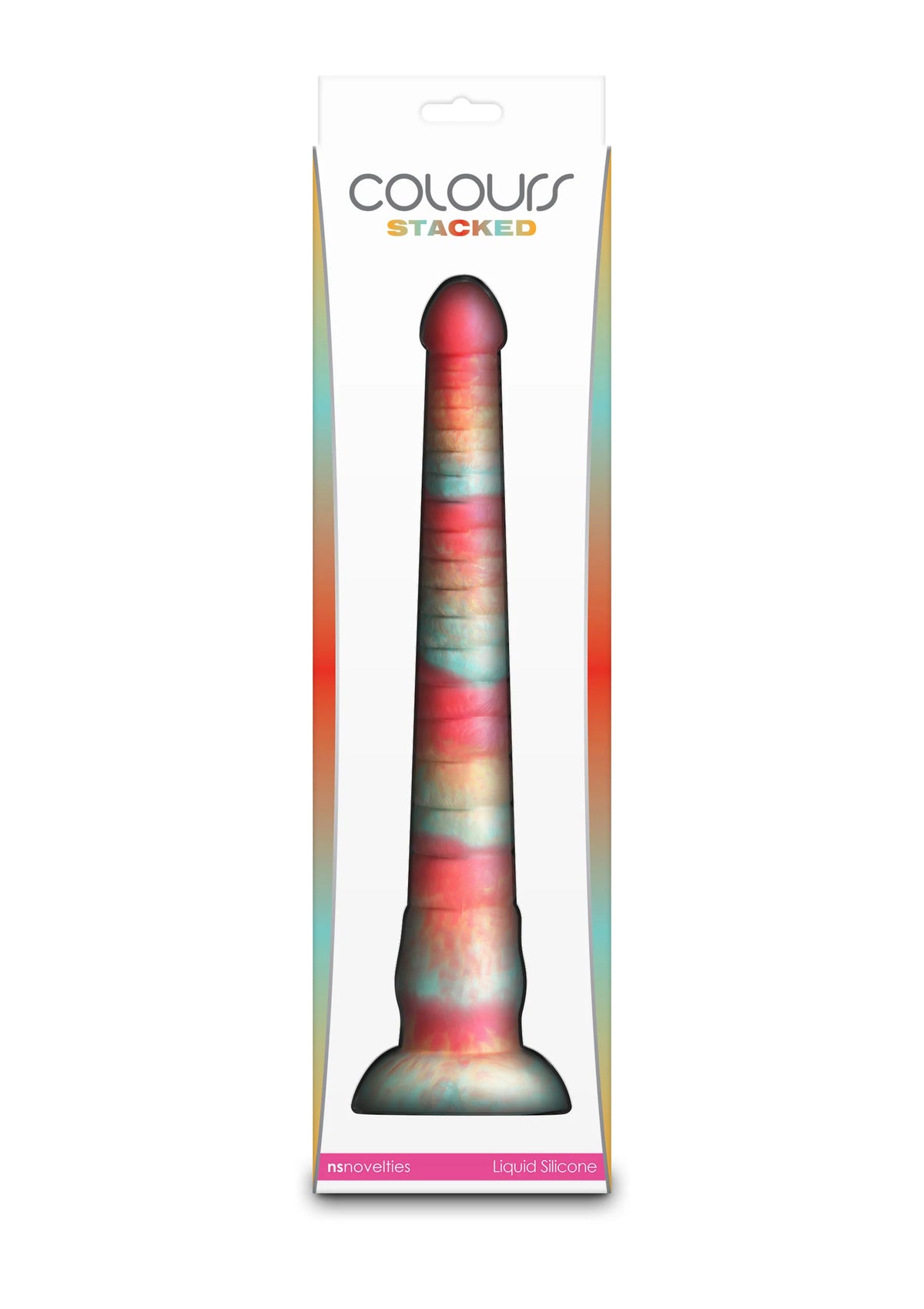 Bestel: Stacked 12 inch Dildo Red by NS Novelties - bij Happytoys: de erotische sex webshop | liever Happy dan Easy ⭐⭐⭐⭐⭐