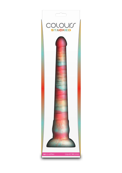 Bestel: Stacked 12 inch Dildo Blue by NS Novelties - bij Happytoys: de erotische sex webshop | liever Happy dan Easy ⭐⭐⭐⭐⭐