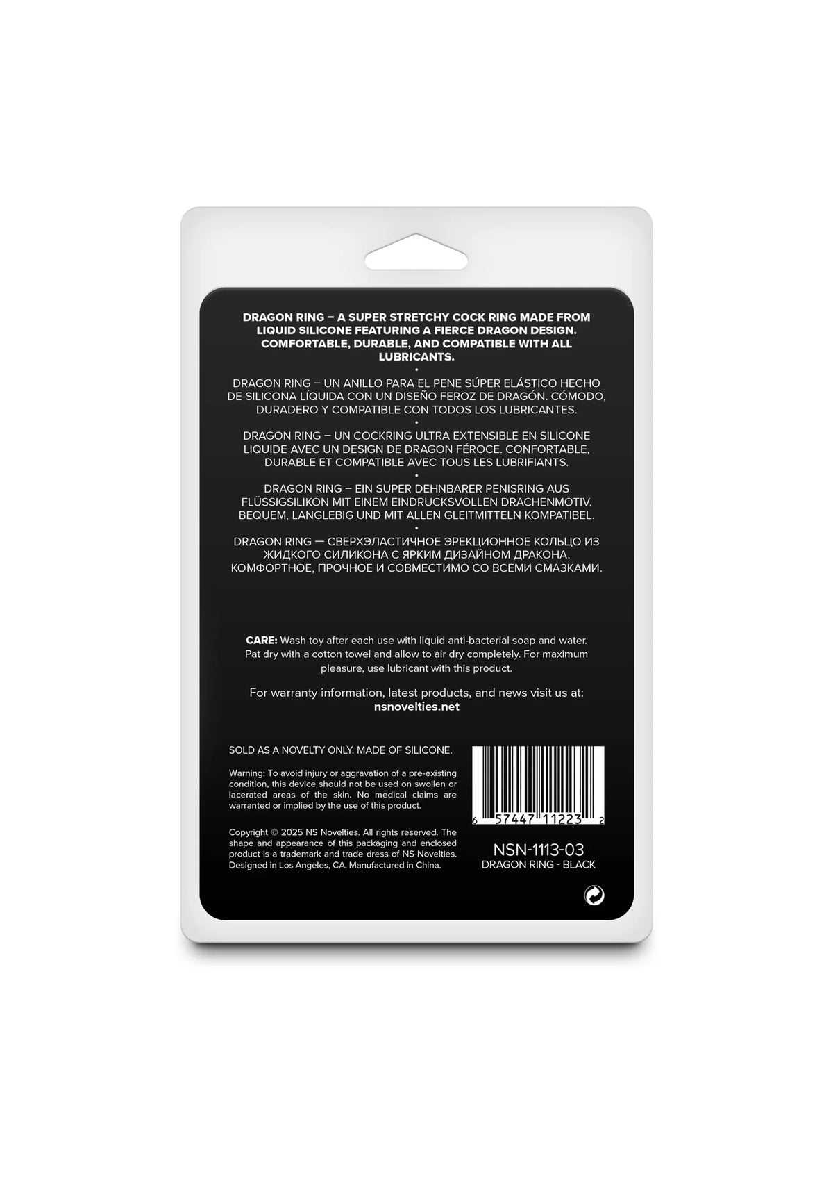 Bestel: Dragon C - Ring Cockring by NS Novelties Renegade - bij Happytoys: de erotische sex webshop | liever Happy dan Easy ⭐⭐⭐⭐⭐