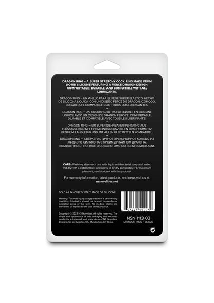 Bestel: Dragon C - Ring Cockring by NS Novelties Renegade - bij Happytoys: de erotische sex webshop | liever Happy dan Easy ⭐⭐⭐⭐⭐