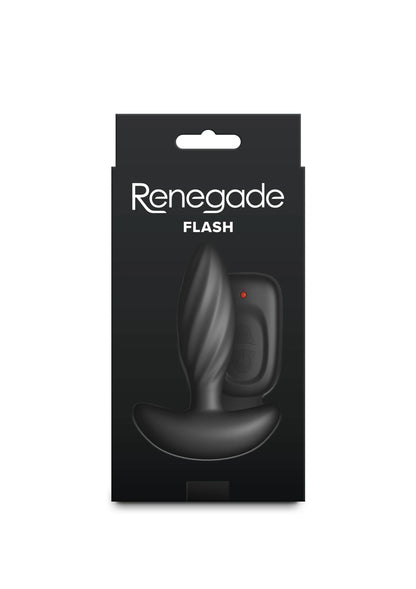 Bestel: Flash Buttplug with remote control by NS Novelties Renegade - bij Happytoys: de erotische sex webshop | liever Happy dan Easy ⭐⭐⭐⭐⭐