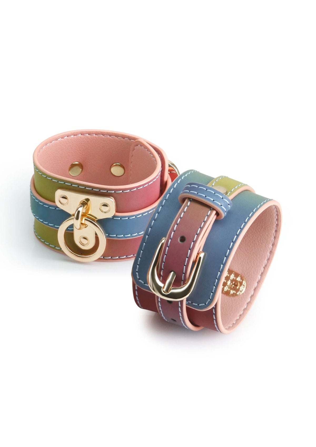 Bestel: Spectra Bondage Wrist Cuff by NS Novelties - bij Happytoys: de erotische sex webshop | liever Happy dan Easy ⭐⭐⭐⭐⭐ - Default Title - 19122 - RAINBOW