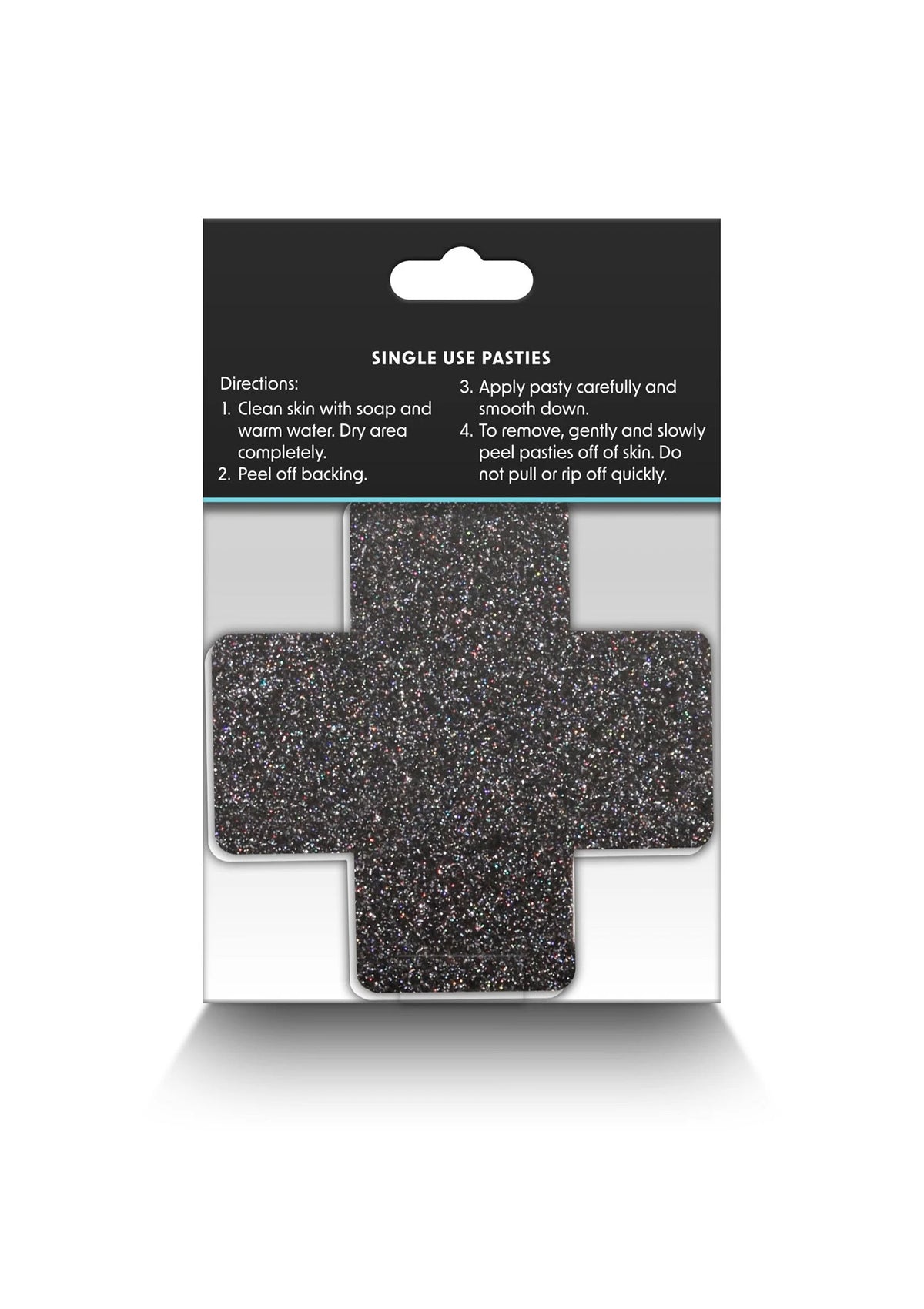 Bestel: Pasties Glitter Cross 2 Pair by NS Novelties - bij Happytoys: de erotische sex webshop | liever Happy dan Easy ⭐⭐⭐⭐⭐