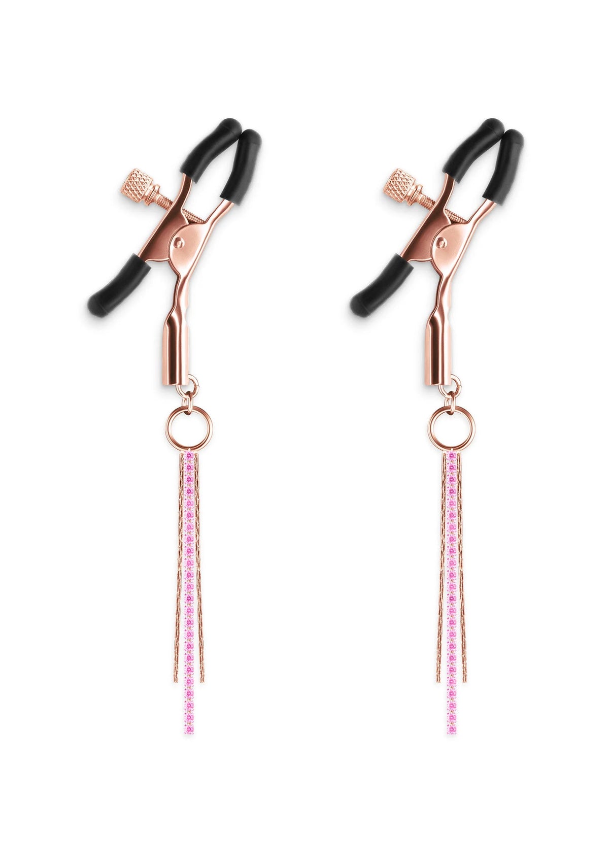 Bestel: Nipple Clamps D3 by NS Novelties Bound - bij Happytoys: de erotische sex webshop | liever Happy dan Easy ⭐⭐⭐⭐⭐ - Default Title - 19190 - ROSEGOLD
