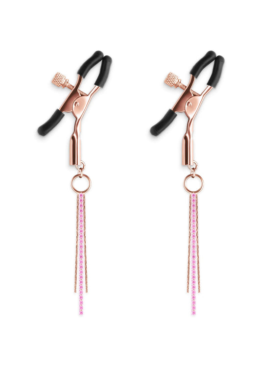 Bestel: Nipple Clamps D3 by NS Novelties Bound - bij Happytoys: de erotische sex webshop | liever Happy dan Easy ⭐⭐⭐⭐⭐ - Default Title - 19190 - ROSEGOLD