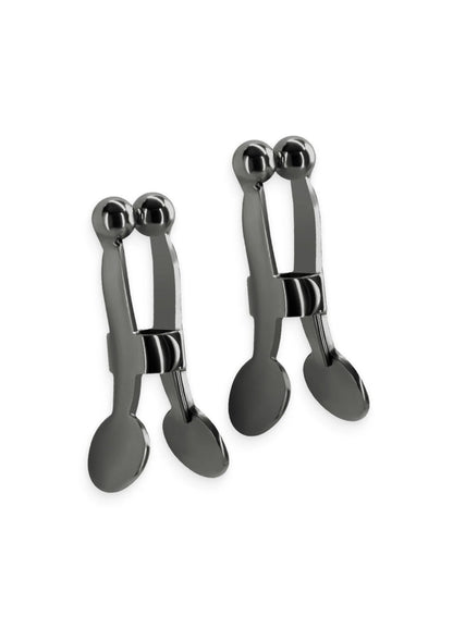 Bestel: Nipple Clamps C1 by NS Novelties Bound - bij Happytoys: de erotische sex webshop | liever Happy dan Easy ⭐⭐⭐⭐⭐ - Zwart - 19193 - BLACK