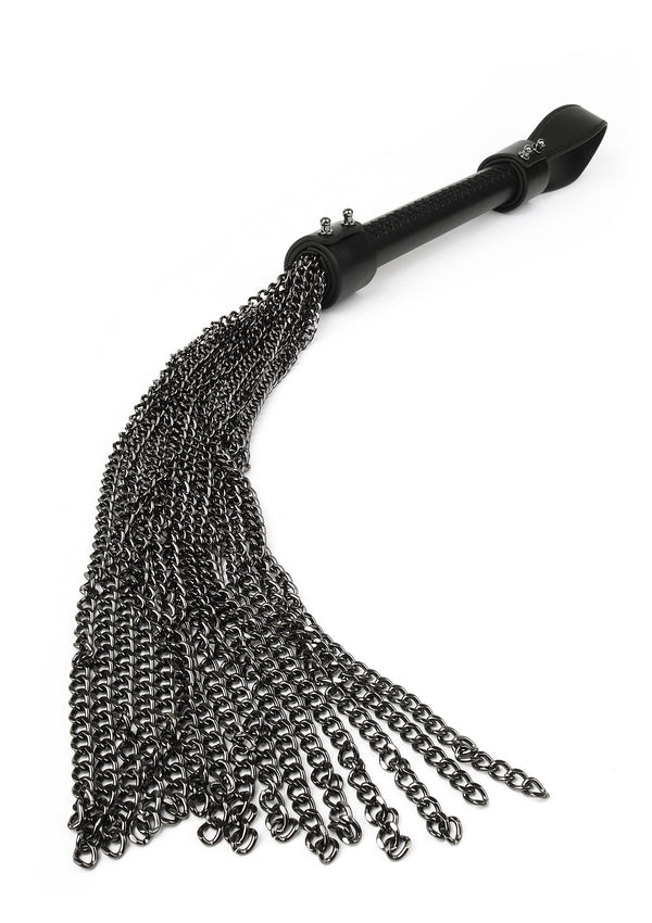 Bestel: Genuine Leather Chain Whip by Hidden Desire Master - bij Happytoys: de erotische sex webshop | liever Happy dan Easy ⭐⭐⭐⭐⭐